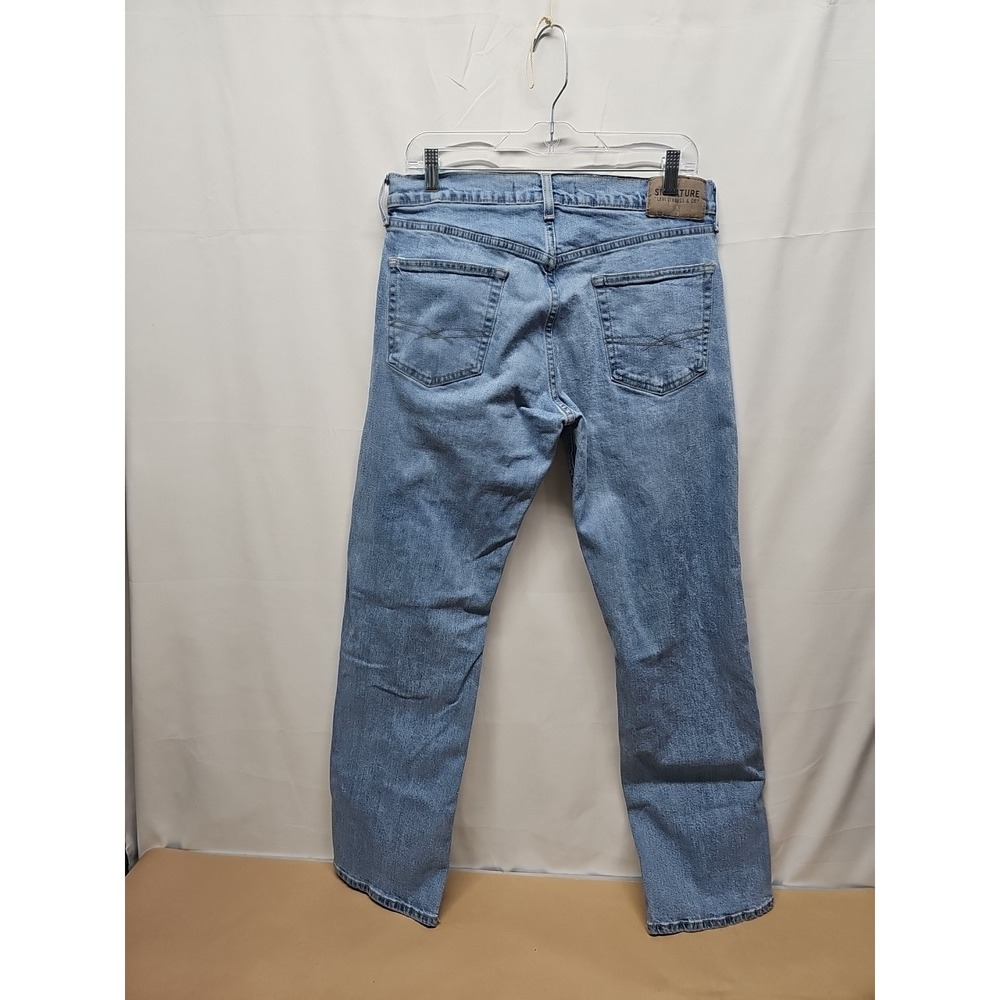 Levi's Mens Blue Relaxed Fit Strauss Signature Stretch Denim Jeans Size 32x32 - Picture 11 of 16